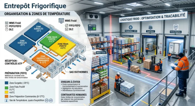Entrepôt frigorifique : organisation, contraintes et outils