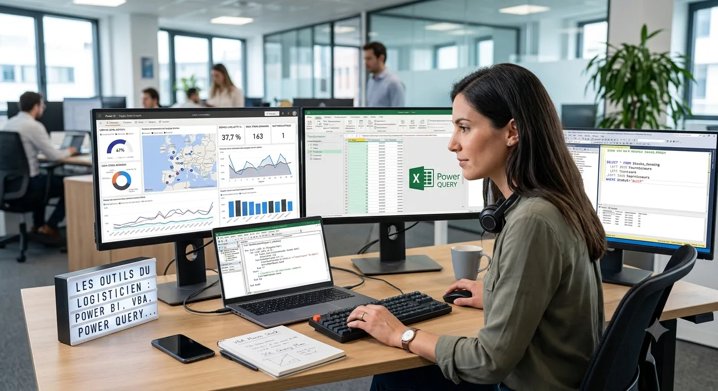 Les outils bureautiques du logisticien en supply chain : Power BI, VBA, Power Query et les autres