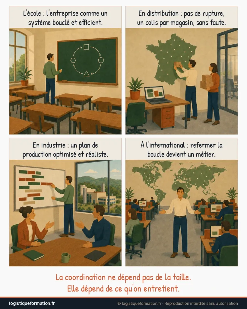 Mon parcours d’ingénieur supply chain en bande dessinée : école, distribution, industrie, international