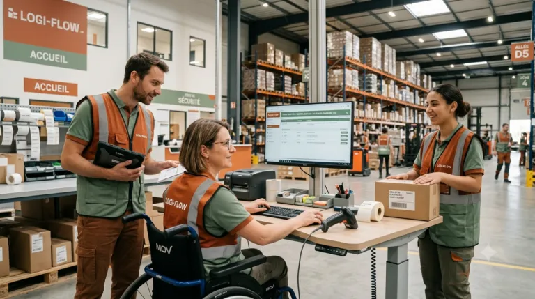 Travailler en logistique avec une RQTH : c'est possible !