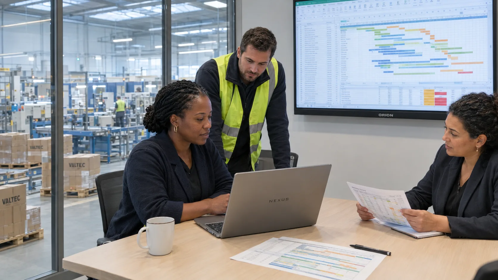 Planning de production Excel : Gantt et charge avec l'IA